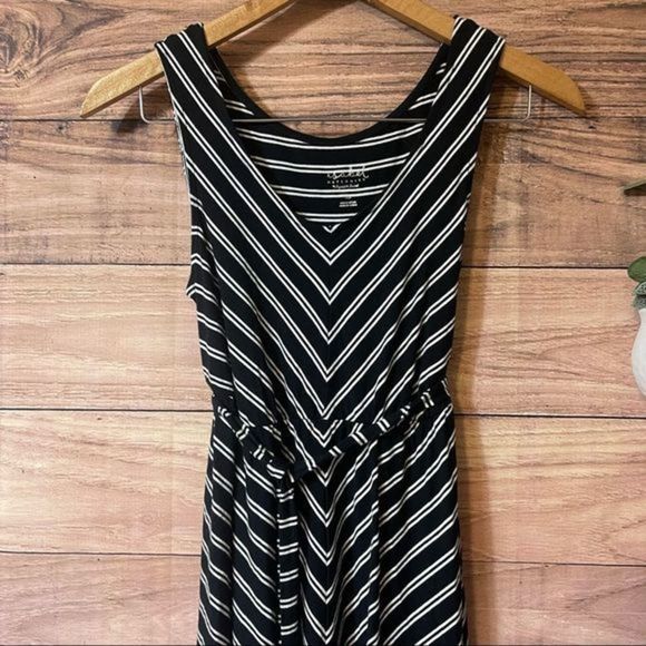 COPY - Isabel Maternity by Ingrid & Isabel Black and White Striped Dress - Picture 2 of 5